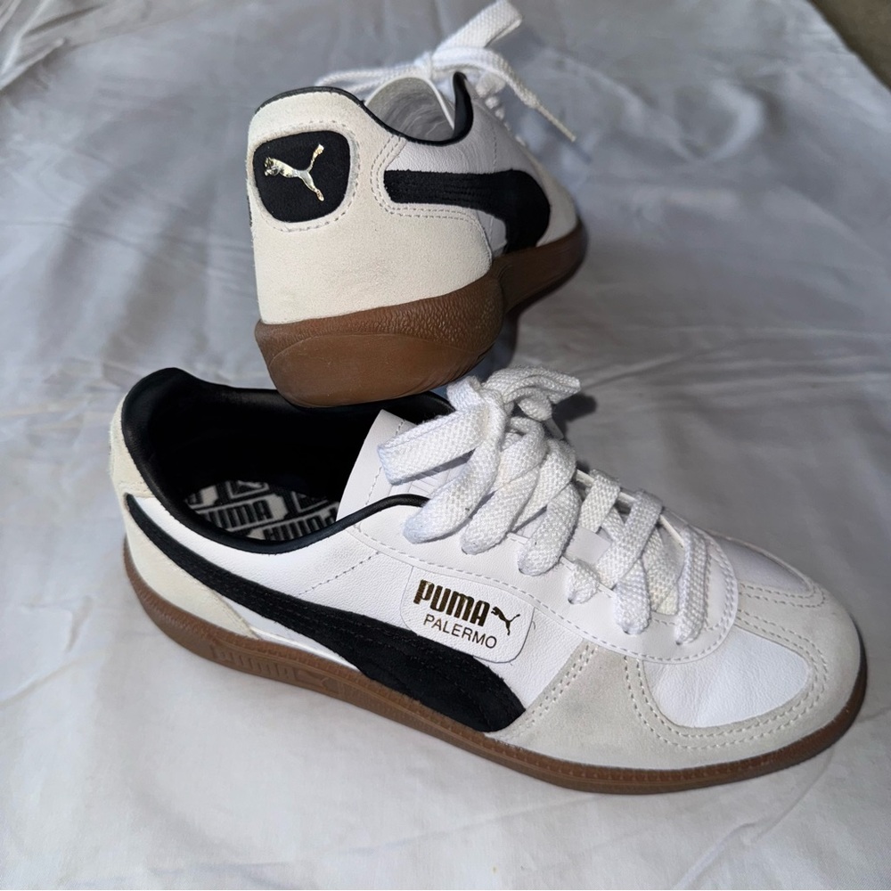 PUMA Palermo Sneakers Leather with Gum Sole - Women’s